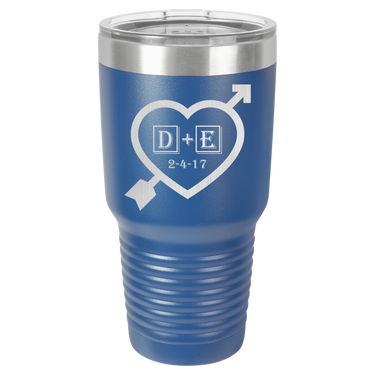 D+E Romantic Tumbler
